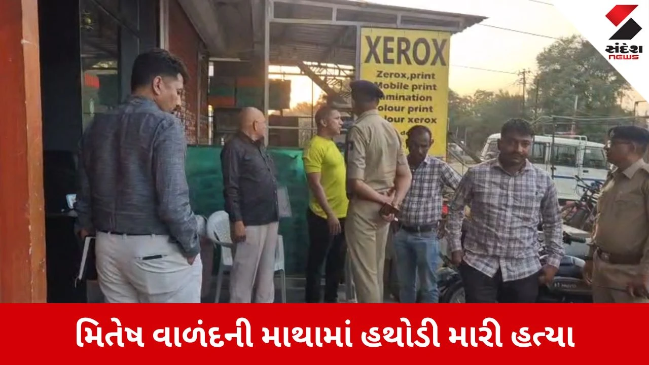 Vadodara News: સલૂનમાં કામ કરી રહેલા મિતેષ વાળંદની માથામાં હથોડી મારી હત્યા, જૂની અદાવત હોવાનું અનુમાન 