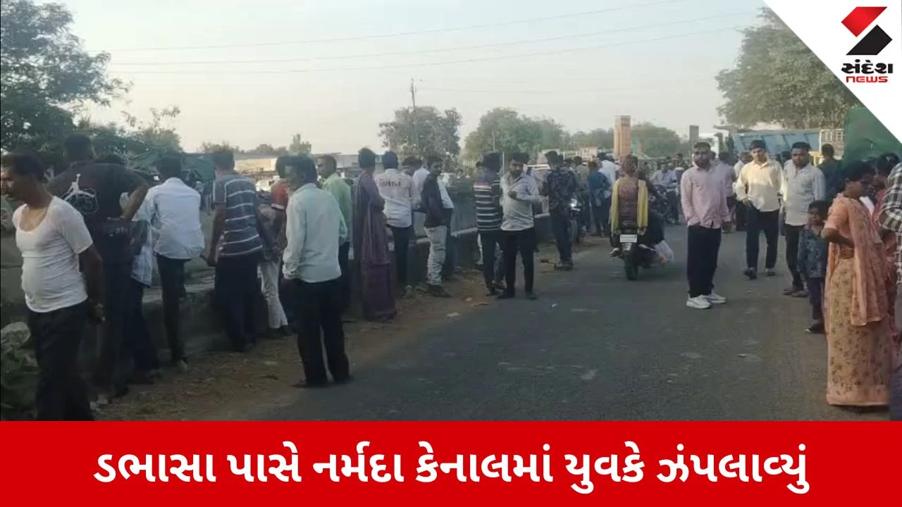 Vadodara News: ડભાસા પાસે નર્મદા કેનાલમાં યુવકે ઝંપલાવ્યું, શોધખોળ શરૂ કરાઈ