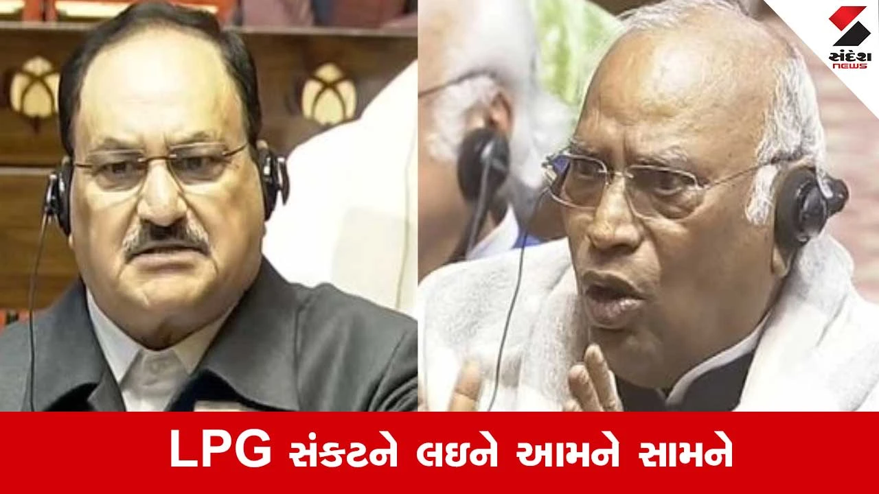 LPG Gas Crisis: સંકટ ભારતના કારણે નથી, LPGને લઇને રાજ્યસભામાં ખડગેએ સવાલ કરતા બોલ્યા જેપી નડ્ડા 
