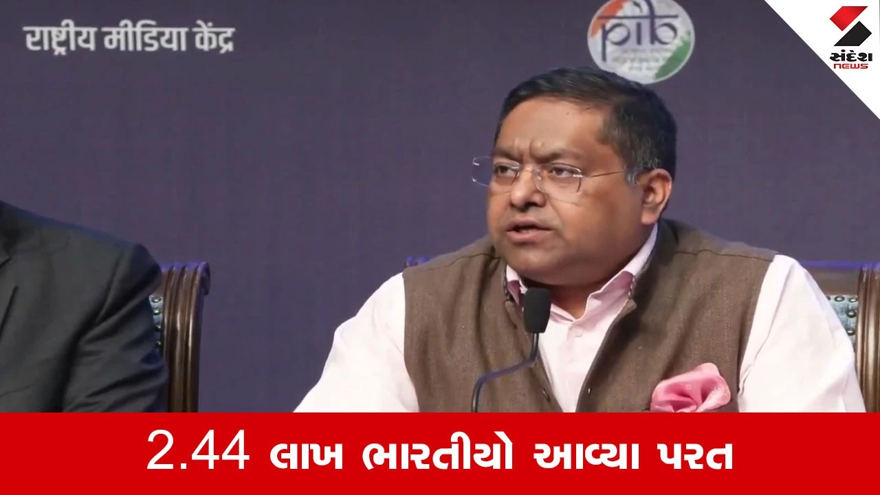 મિડલ ઈસ્ટ વૉર ઝોનમાંથી 2.44 લાખ ભારતીયો પરત.