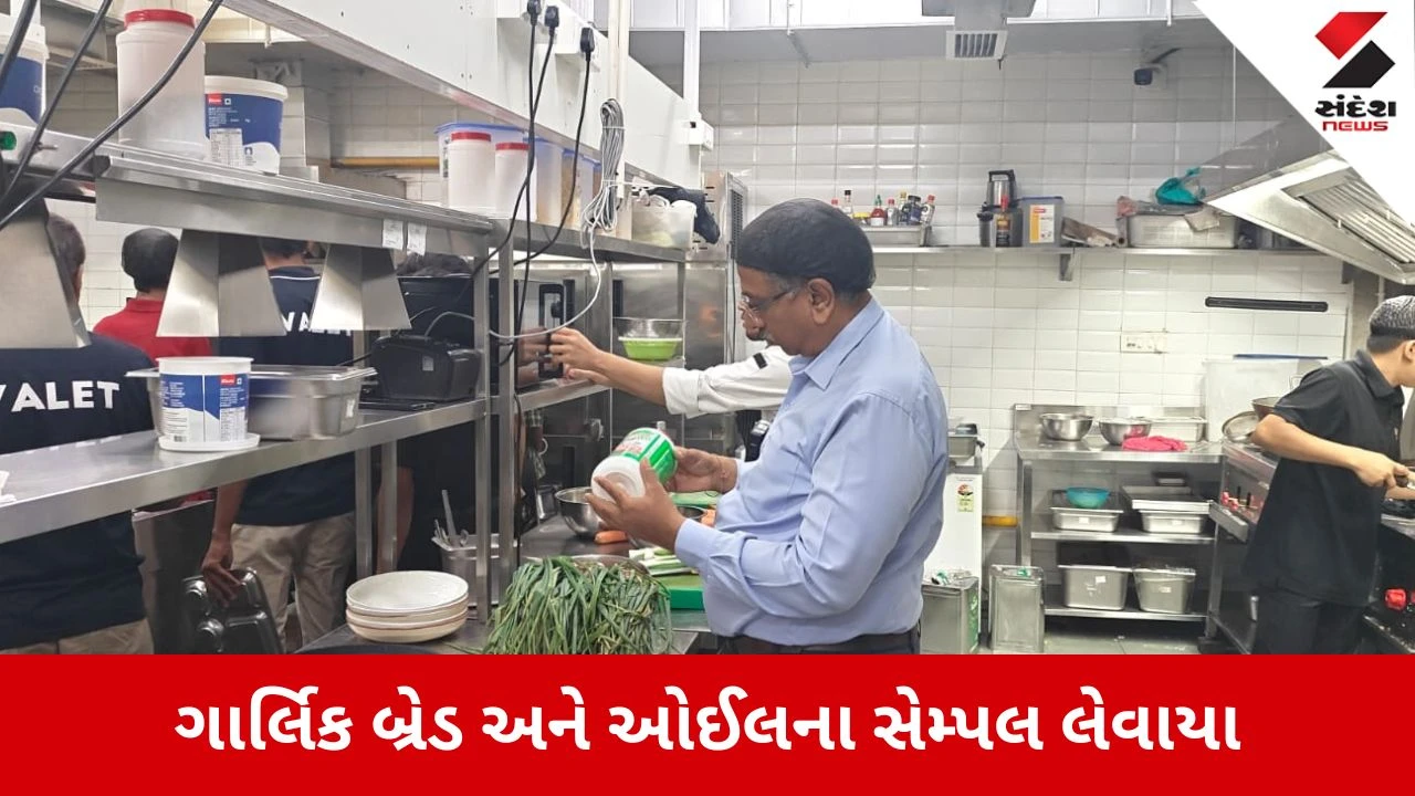 Ahmedabad : જાણીતી કોમો બાય કાફા રેસ્ટોરન્ટને 50 હજારનો દંડ,ગાર્લિક બ્રેડમાં માખી નીકળતાં થઈ કાર્યવાહી