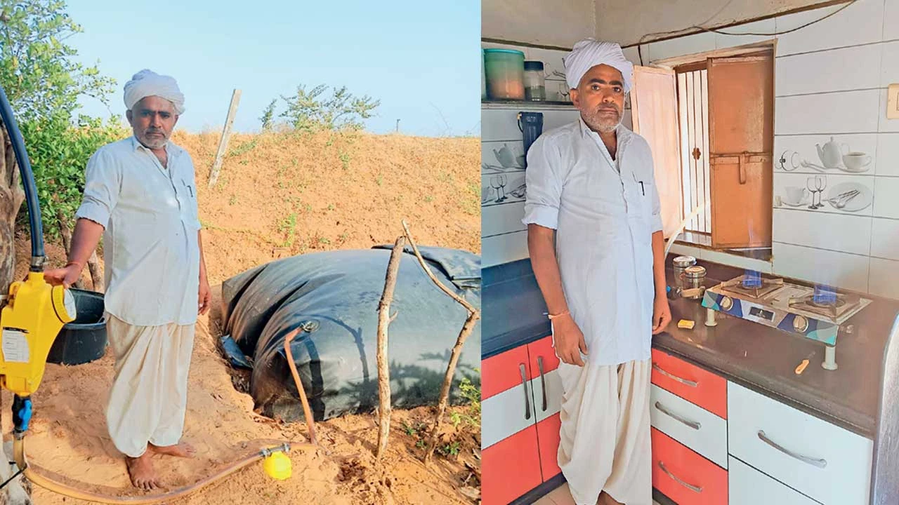 Banaskantha: LPG બંધ કરી ખેડુતે ગોબર ગેસનો ઉપયોગ શરૂ કર્યો 