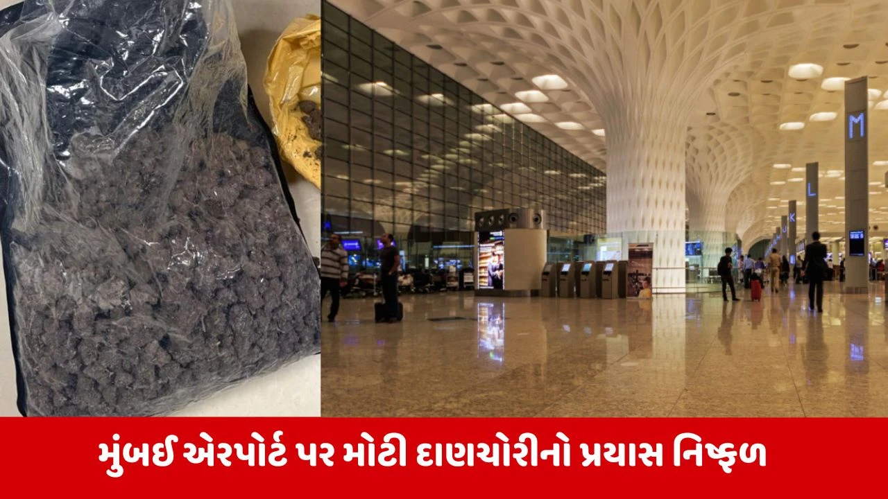 Mumbai એરપોર્ટ પર દાણચોરી ઝડપાઈ, 2 કરોડની કિંમતનો નશીલો પદાર્થ પકડાયો 