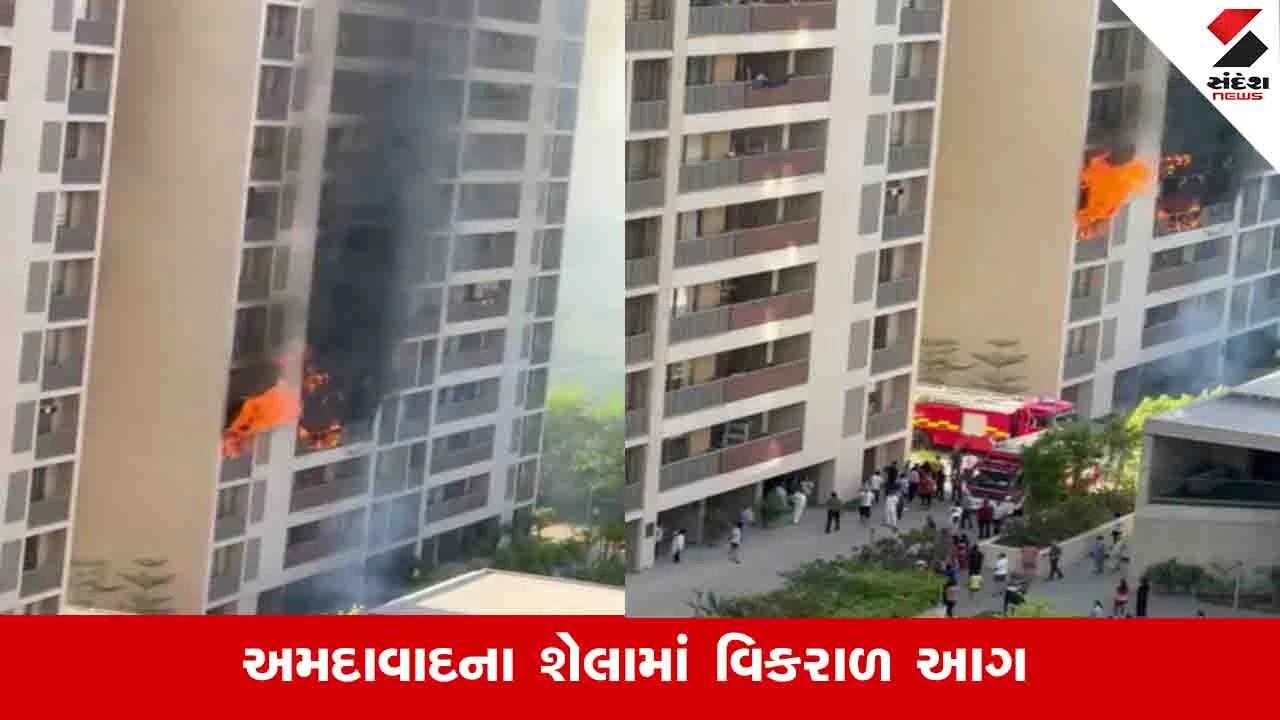 Ahmedabad Breaking News : અમદાવાદના શેલામાં ક્લબ ઓ-7 પાસેની સ્કાયસિટીમાં વિકરાળ આગ, ફાયરની 14 ગાડી ઘટના સ્થળે 