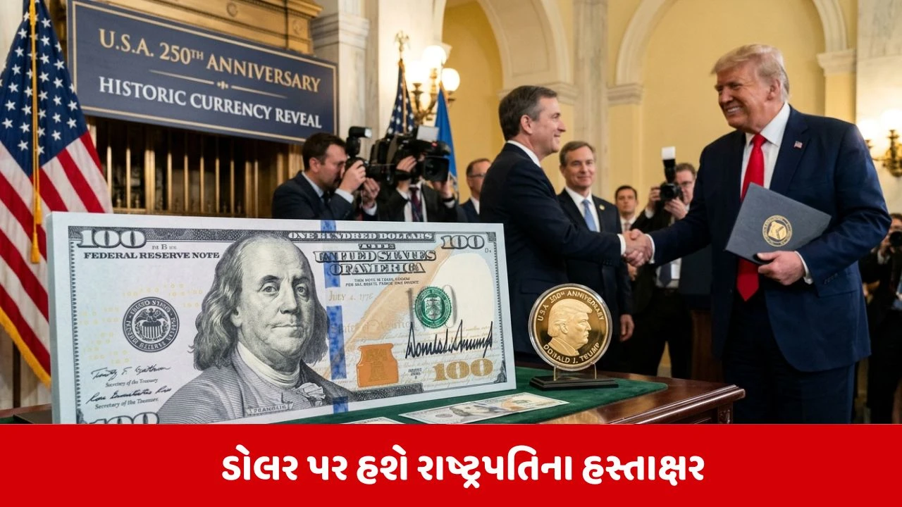 હવે US ડોલર પર President Trump ના સિગ્નેચર હશે, 165 વર્ષ જૂની પરંપરા બદલાશે!.