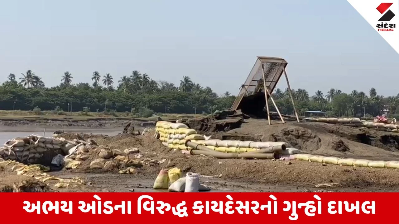 Navsari: બીલીમોરામાં અંબિકા નદીના પટમાં ખાણ-ખનીજ વિભાગના દરોડા, 25 લાખનો મુદ્દા માલ જપ્ત 