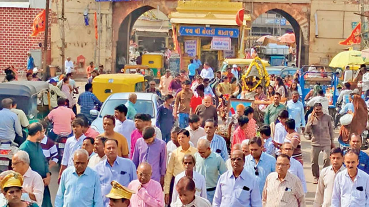 અમદાવાદ: વિરમગામમાં જૈન સમુદાય દ્વારા Mahavir Jayanti ની ઉજવણી.