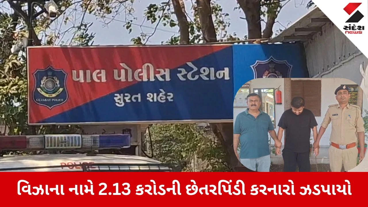 Surat News: પાલમાં વિઝાના નામે 2.13 કરોડની છેતરપિંડી, મહાકાલ ટ્રાવેલ્સનો એજન્ટ ઝડપાયો
