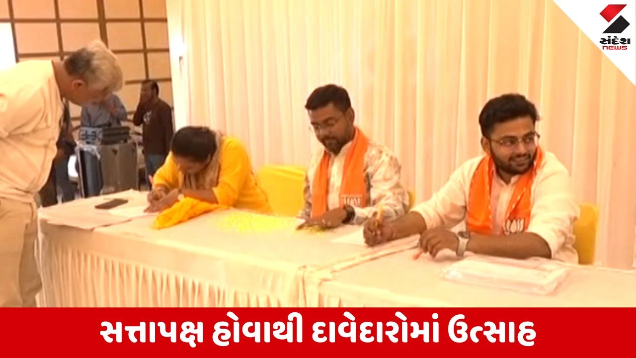 Vadodara ભાજપમાં ટિકિટ માટે યુદ્ધ , વોર્ડ દીઠ દાવેદારોનો આંકડો જાણીને ચોંકી જશો, વોર્ડ-17 માં સૌથી વધુ 98 દાવેદારો