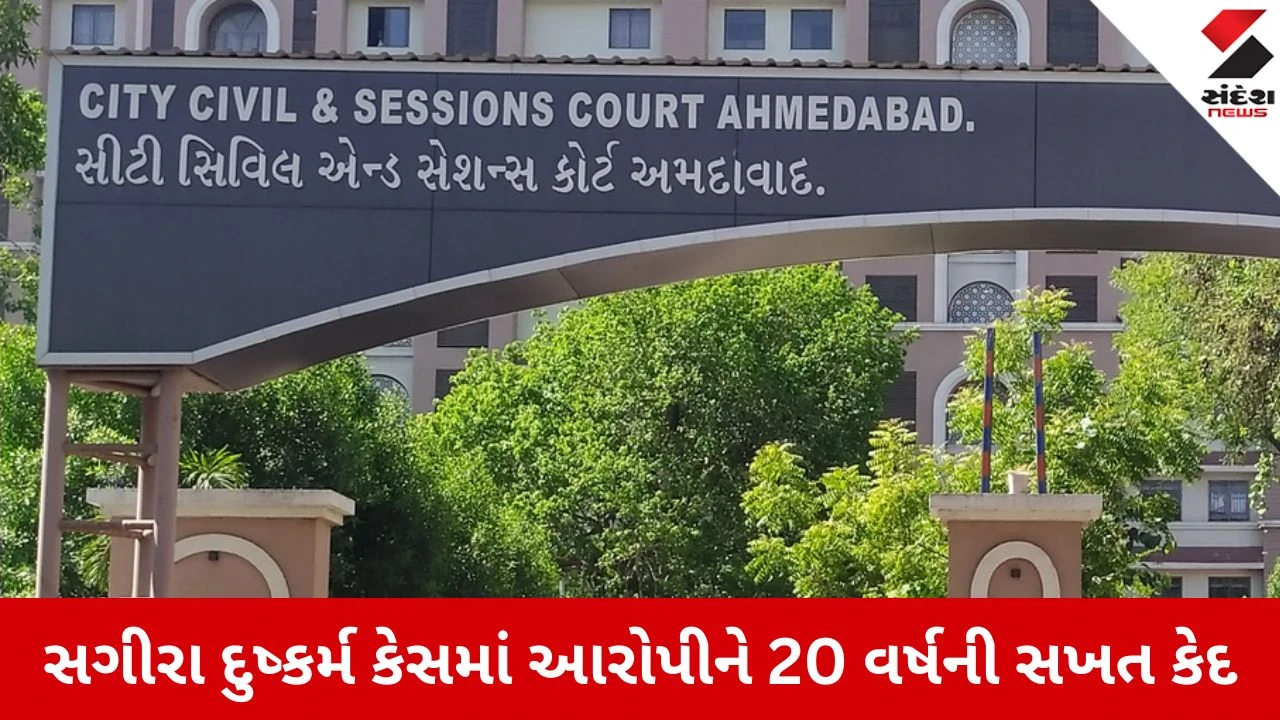 Ahmedabad News: સગીરા પર દુષ્કર્મ ગુજારનાર તૈસીર પઠાણને 20 વર્ષની સખત કેદ, કોર્ટે કહ્યું- 'આરોપી સમાજ માટે કલંક'