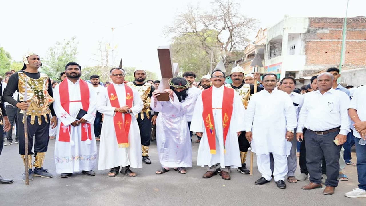 ખેડાના કઠલાલમાં Good Friday ની ઉજવણી.