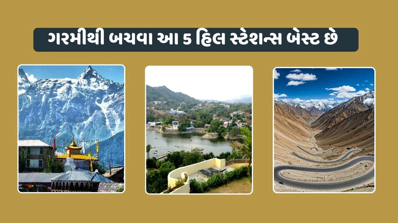 ઉનાળામાં ફરવા માટે ભારતના 5 બેસ્ટ હિલ સ્ટેશન્સ 
