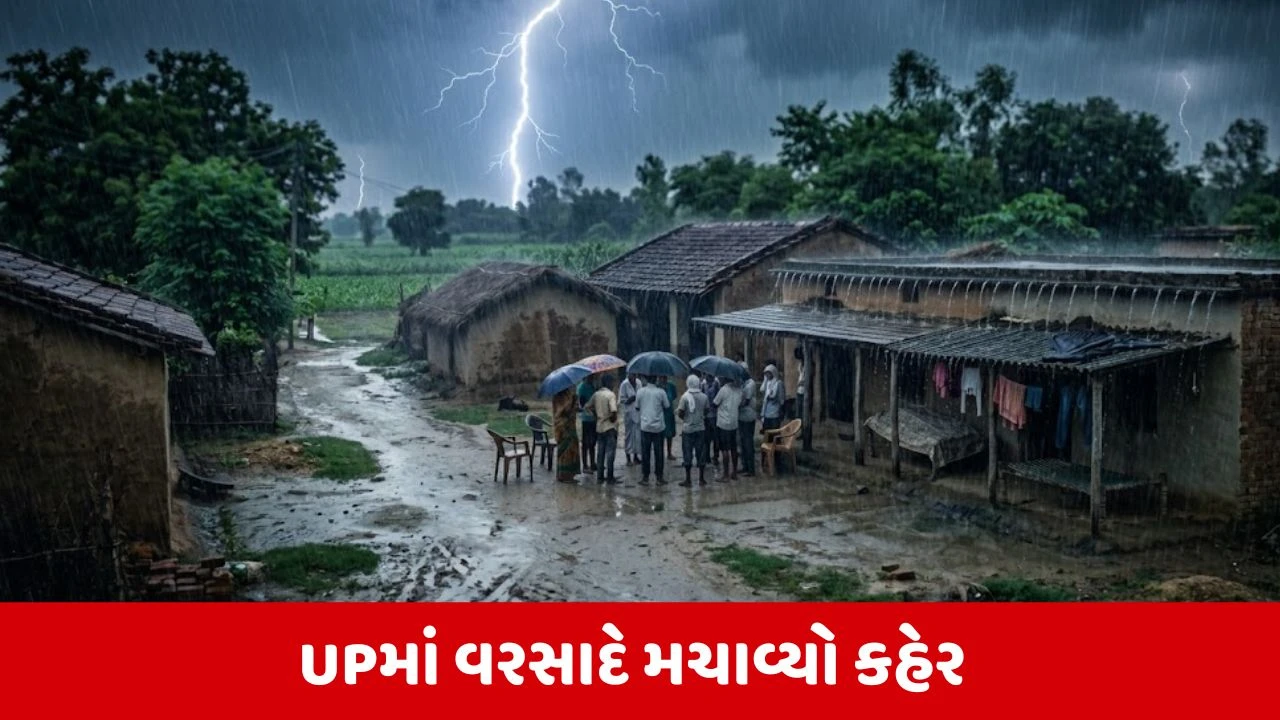 Uttar Pradeshમાં ભારે વરસાદ અને વીજળી પડવાથી 8 લોકોના મોત, 10 લોકો થયા ઘાયલ 