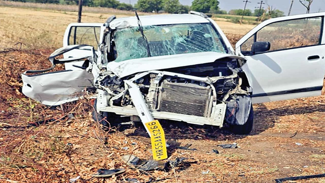 Himatnagar: ઉમેદગઢ પાસે કાર, છોટા હાથી વચ્ચે અકસ્માત, 5ને ઈજા