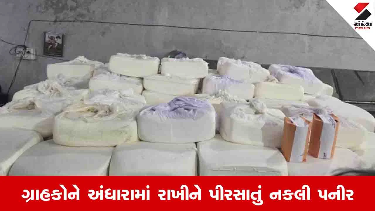 રાજકોટમાં નકલી પનીર પીરસતી હોટલો સામે તંત્ર લાલઘૂમ.