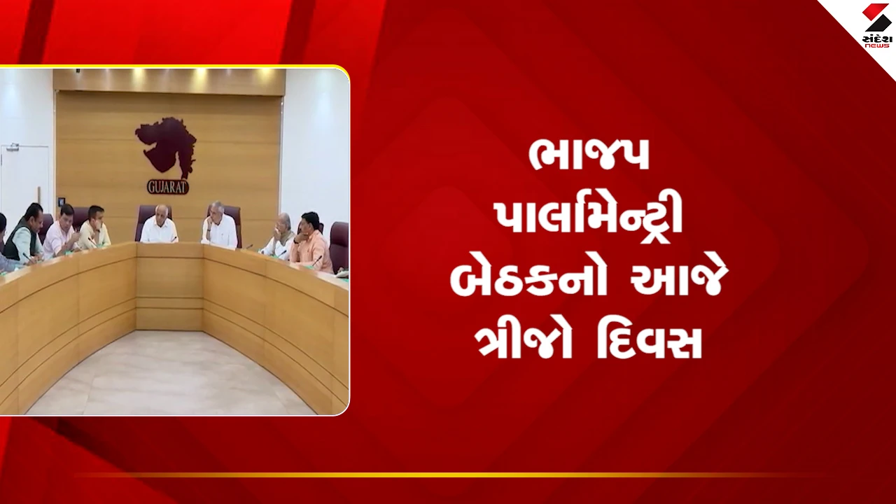 Gujarat News: ભાજપ પાર્લામેન્ટ્રી બેઠકનો આજે ત્રીજો દિવસ 