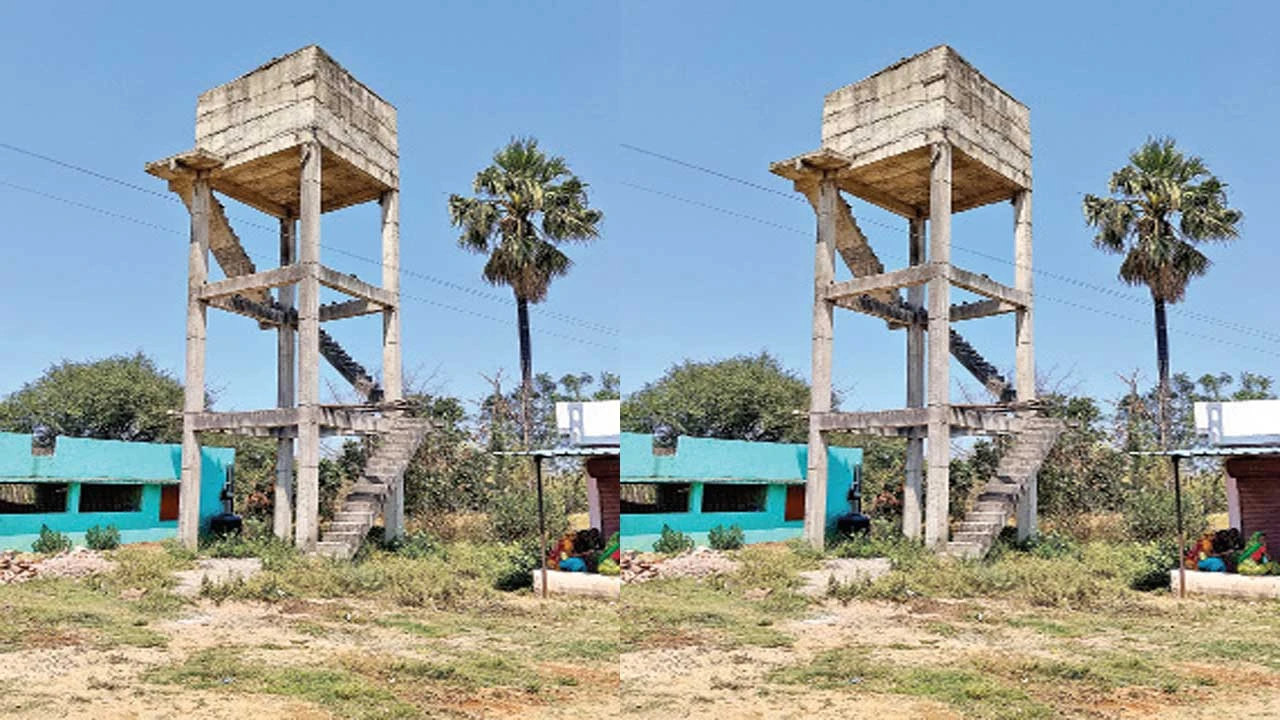 Dahod: ચાર વર્ષ પહેલાં બનાવેલી પાણીની ટાંકી શોભાના ગાંઠિયા સમાન 