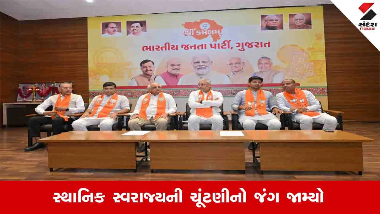 ભાજપે અમદાવાદ, ખેડા સહિત છોટાપુર જિલ્લાના ઉમેદવારો જાહેર કર્યા.