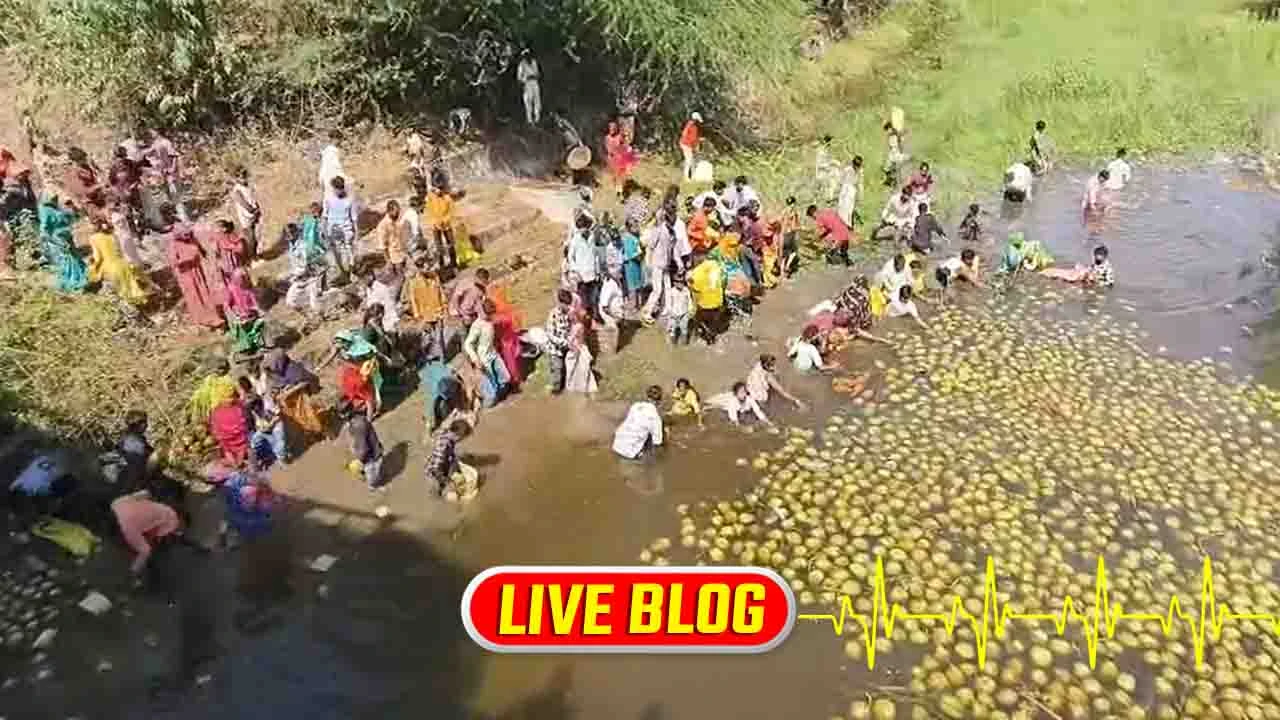 Gujarat Latest News Live : દાહોદમાં લીલા નાળિયેર ભરેલી ટ્રક પલટી, લોકોએ નારિયેળની લૂંટ ચલાવી 