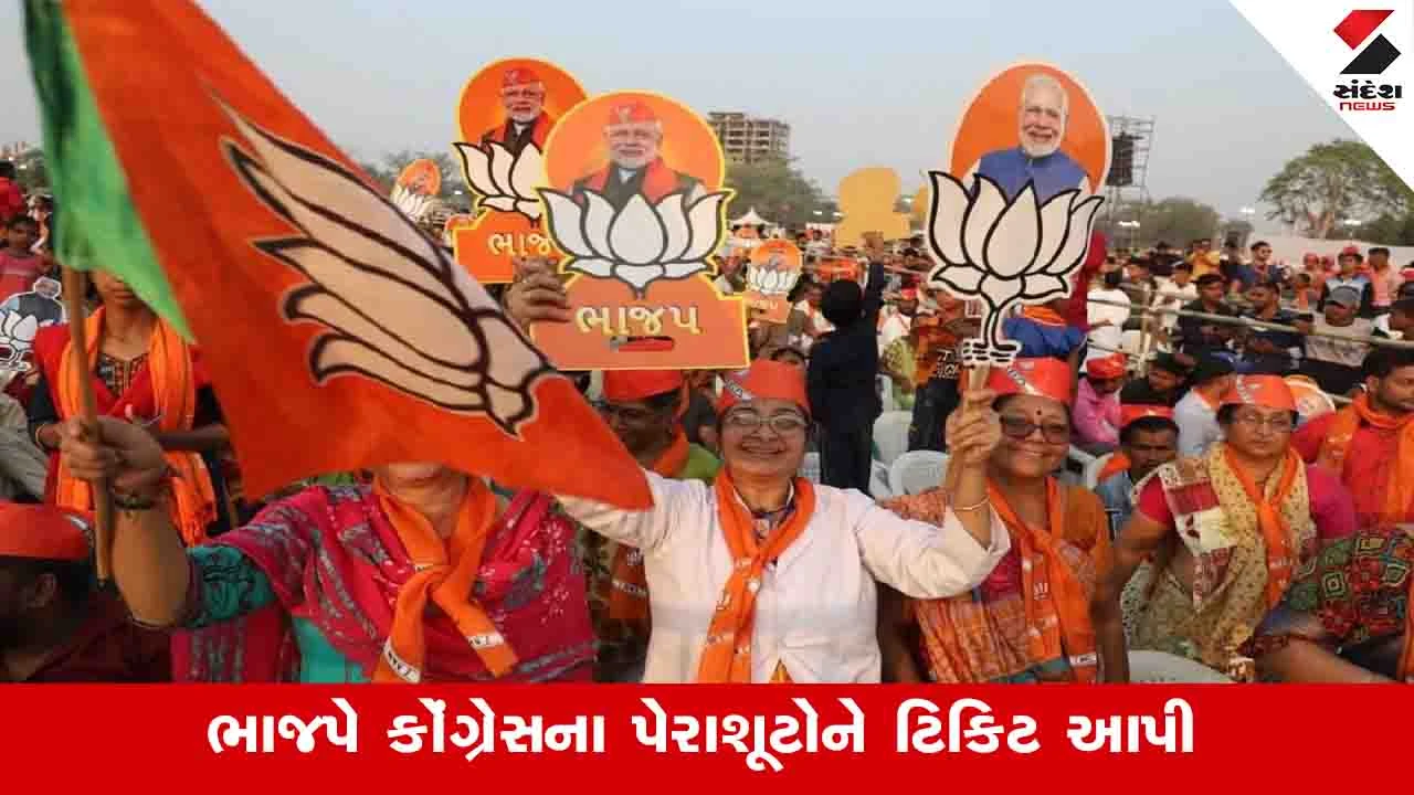 વાવ થરાદમાં ભાજપે કોંગ્રેસમાંથી આવેલા આઠ નેતાઓને ટિકિટ આપી, સ્થાનિક સ્વરાજ્યની ચૂંટણીમાં પક્ષપલટાનો માહોલ.