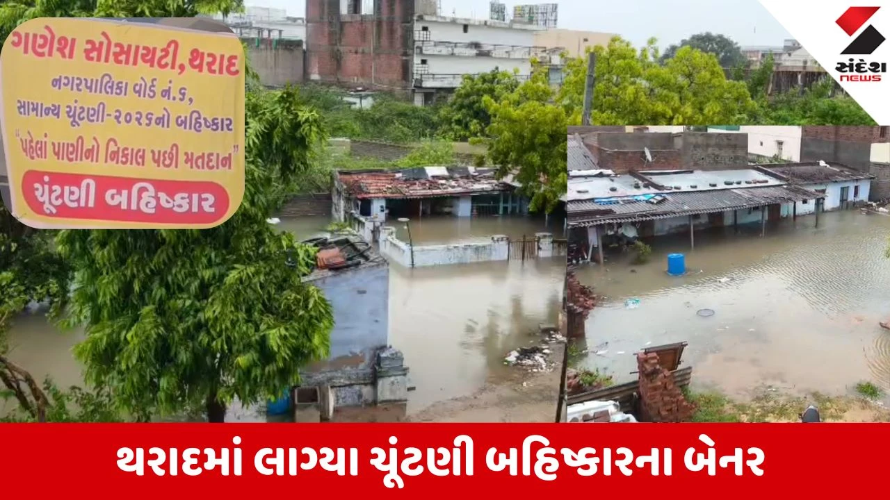 Gujarat Local Body Election 2026: થરાદની ગણેશ સોસાયટીમાં ચૂંટણીનો બહિષ્કાર, જાણો કારણ