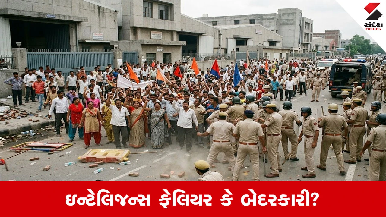 નોઇડામાં કર્મચારીઓનો વિરોધ: પોલીસની ચૂક અને ગુસ્સો આગની જેમ ભભૂક્યો, કારણોની તપાસ. (Noida Workers Protest)