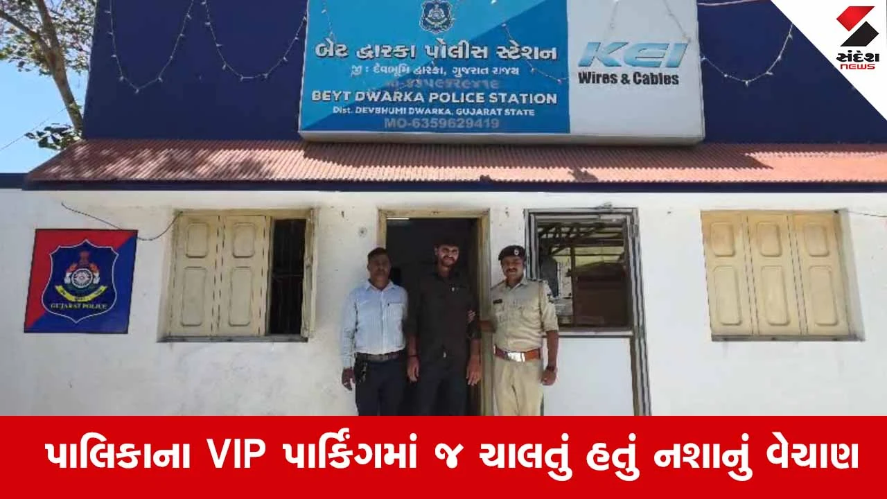 Bet Dwarkaમાં નશાના કાળા કારોબારનો પર્દાફાશ, નશાકારક કેપ્સૂલ સાથે ઓખા પાલિકાનો રોજમદાર ઝડપાયો 