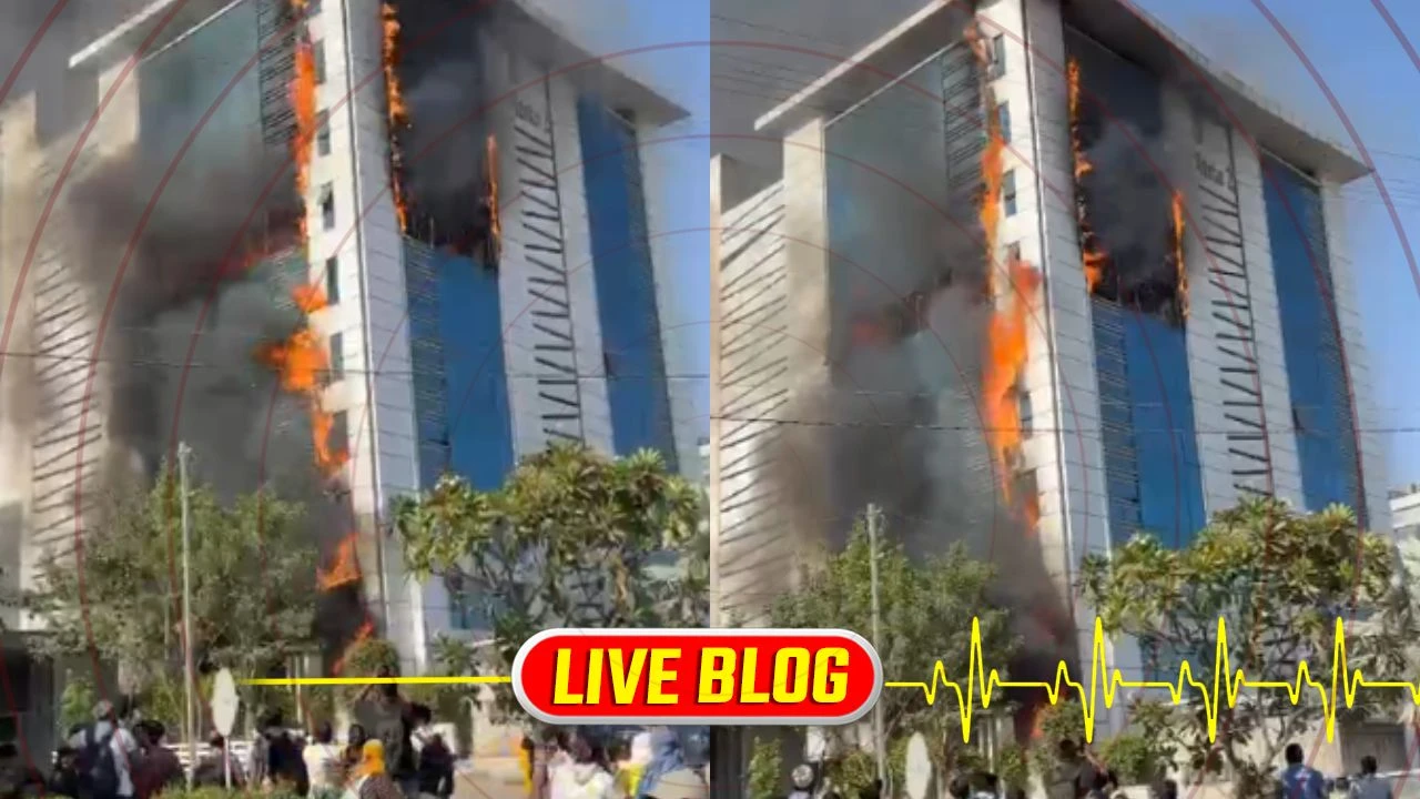 Gujarat Latest News Live :  વડોદરામાં ગોત્રીની 10 માળની ઈસ્કોન હાઈટ્સ બિલ્ડીંગમાં આગની ઝપેટમાં, ફાયર બ્રિગેડ પહોંચ્યું 