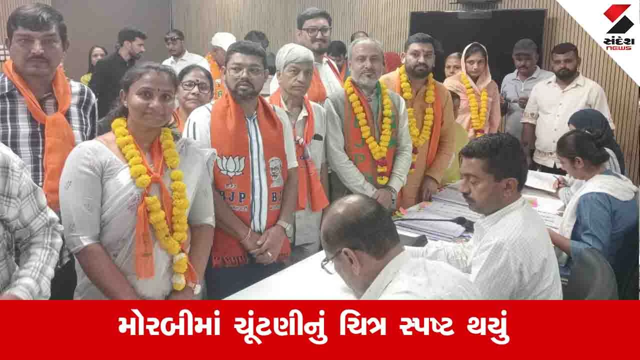 Local body election: મોરબી મનપાની 52 સીટ માટે 177 અને જિલ્લા પંચાયતની 24 સીટ માટે 78 ઉમેદવારો ચૂંટણી લડશે.