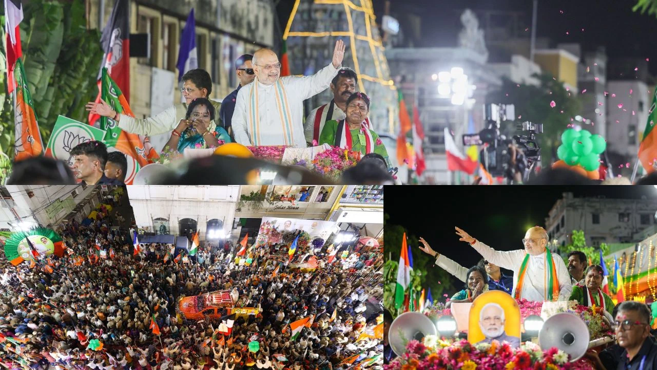 Tamilnadu : ચેન્નાઈમાં અમિત શાહનો ભવ્ય રોડ-શો, હજારોની સંખ્યામાં ભીડ ઉમટી પડી, જુઓ Photos 