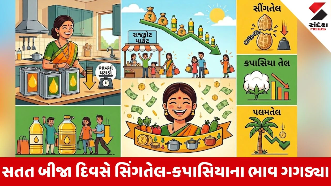 મોંઘવારી વચ્ચે રાહત, સીંગતેલ અને કપાસિયા તેલના ભાવમાં ઘટાડો