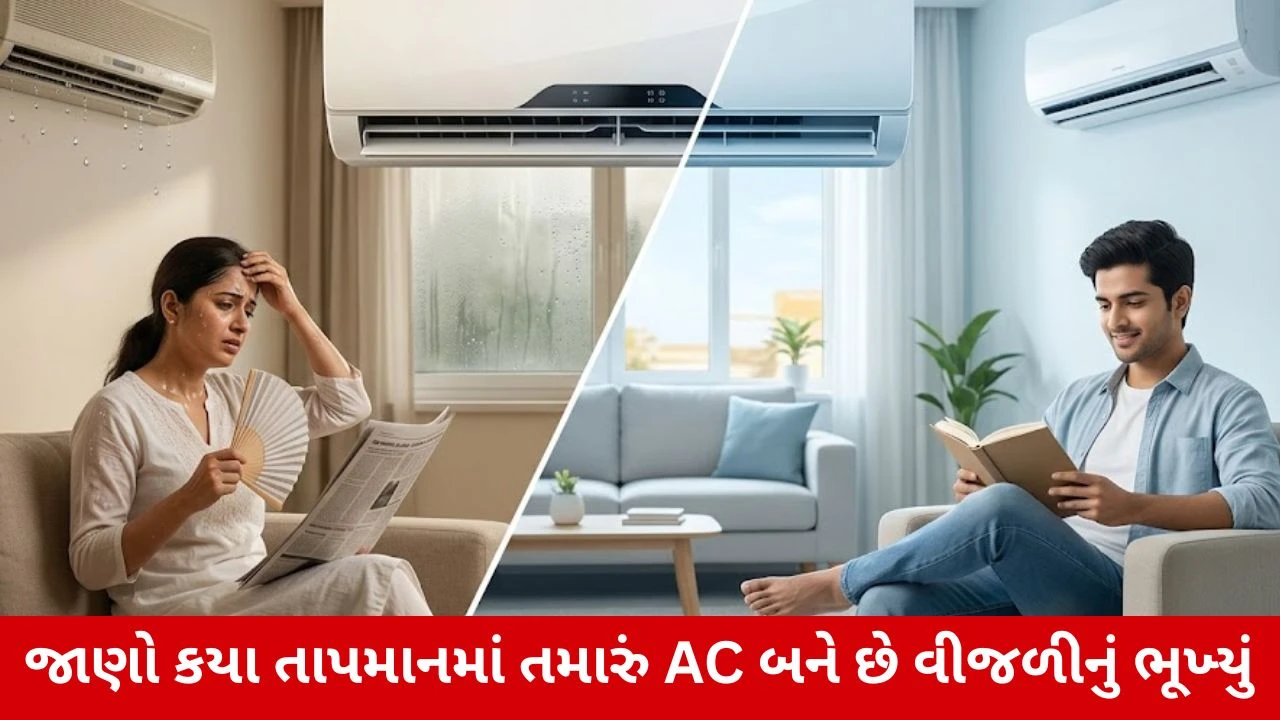 AC ચલાવતા પહેલા સાવધાન! જાણો કયા તાપમાનમાં તમારું AC બને છે વીજળીનું ભૂખ્યું