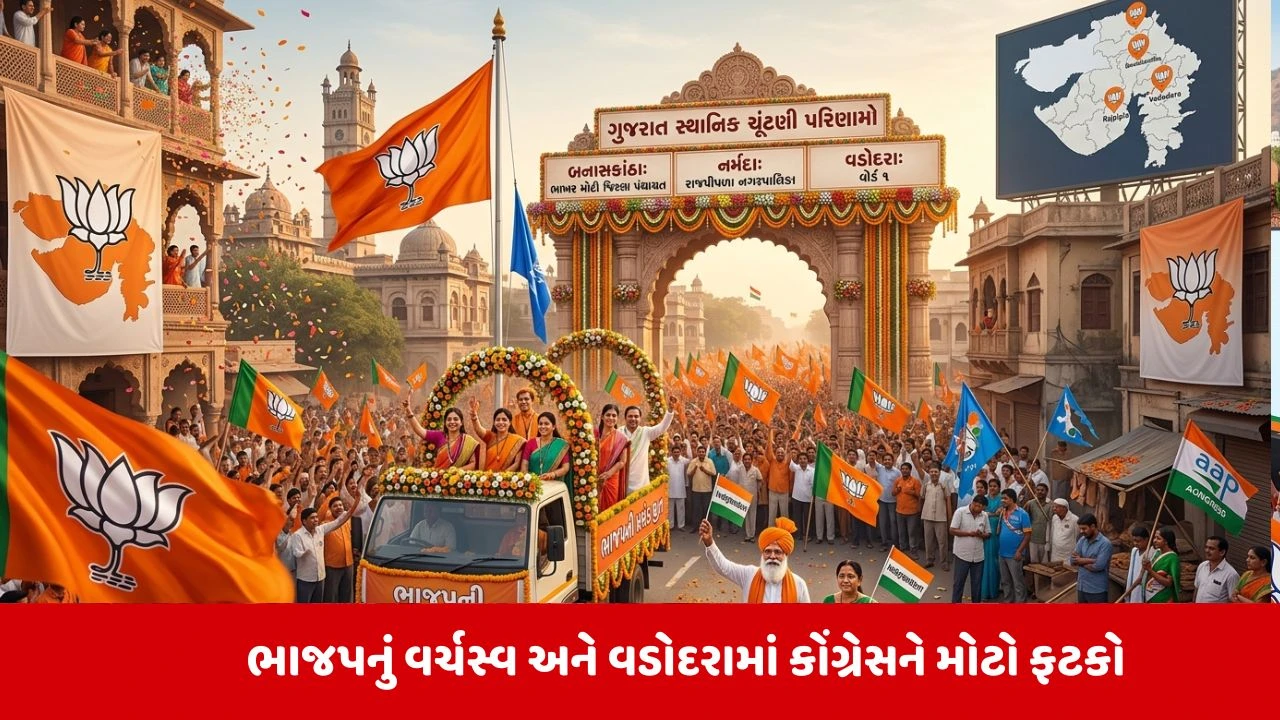Gujarat Local Body Election Results 2026: ભાખર મોટીમાં ભાજપનો વિજયધ્વજ, રાજપીપળામાં વિપક્ષોના સૂપડા સાફ