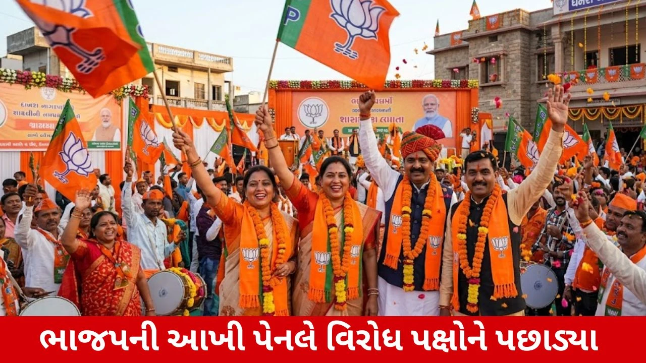 Local Body Election 2026: બનાસકાંઠા જિલ્લાના ધાનેરા નગરપાલિકાના વોર્ડ નંબર 1 માં ભારતીય જનતા પાર્ટીએ ભવ્ય વિજય મેળવ્યો