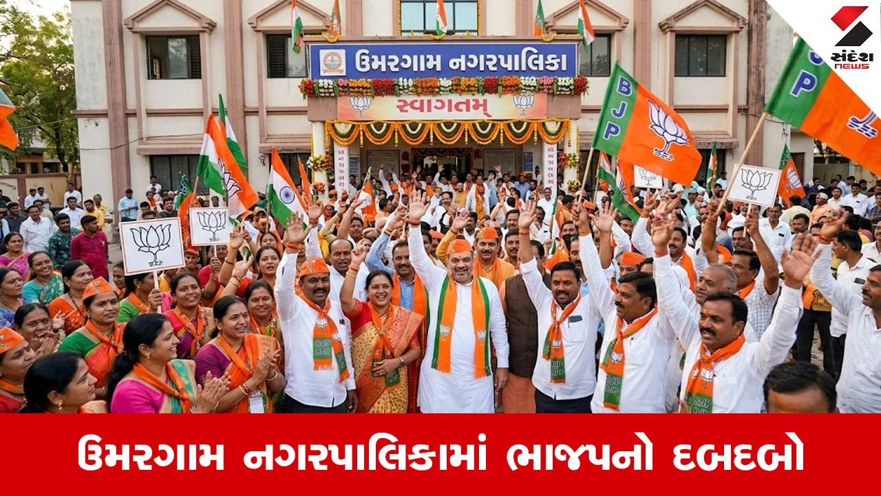 Gujarat Local Body Election Results 2026: ઉમરગામ નગરપાલિકામાં ભાજપનો દબદબો