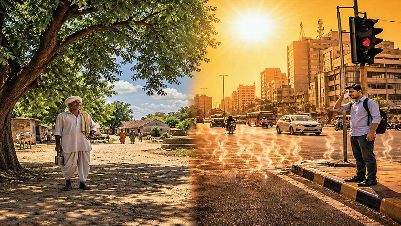 અર્બન હીટ આઇલેન્ડ : ગામડાની માટીથી શહેરનો ડામર વધુ ગરમ