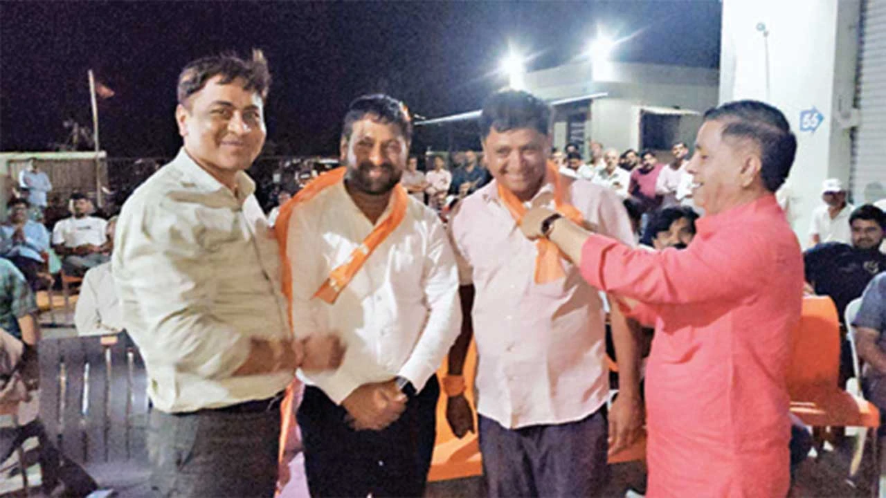 માંડલ: વિજેતા ઉમેદવારોનું ભાજપ સંગઠન દ્વારા સન્માન.