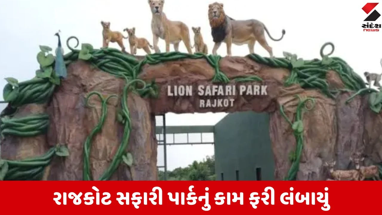 રાજકોટ લાયન સફારી પાર્કનું લોકાર્પણ ફરી મોડું, વેકેશનમાં પ્રવાસીઓ નિરાશ.