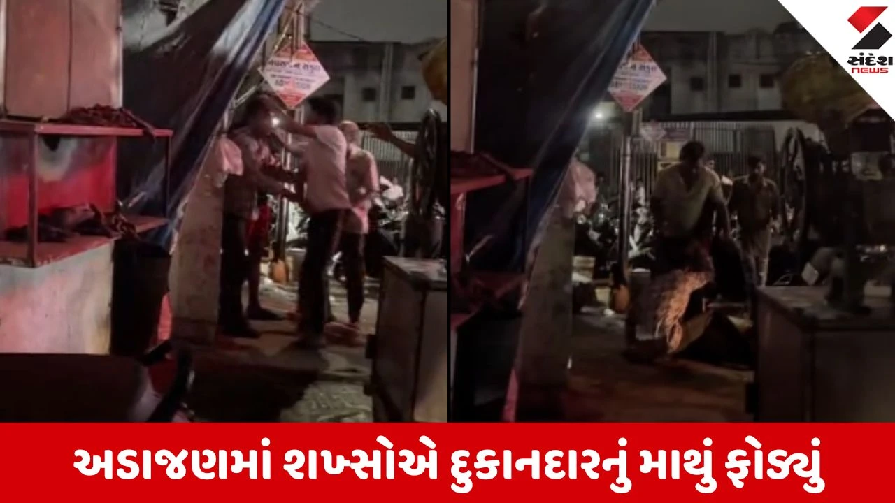 સુરતમાં પાન પાર્લર વેપારી પર પૈસા માંગતા લુખ્ખાઓનો હિંસક હુમલો.