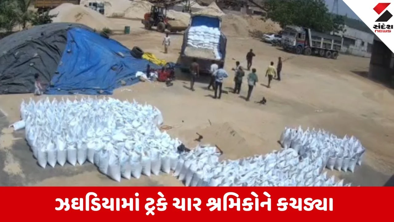 Bharuch: ઝઘડિયામાં ટ્રકની અડફેટે શ્રમિક પરિવાર વેરવિખેર, 3 વર્ષની બાળકીનું ઘટનાસ્થળે મોત