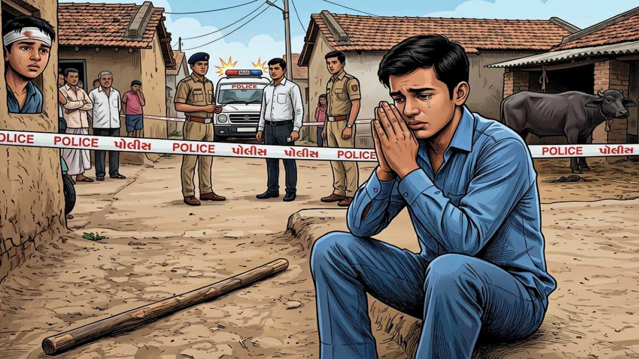 હરખજીના મુવાડામાં ભાઈએ ભાઈની કરી હત્યા.