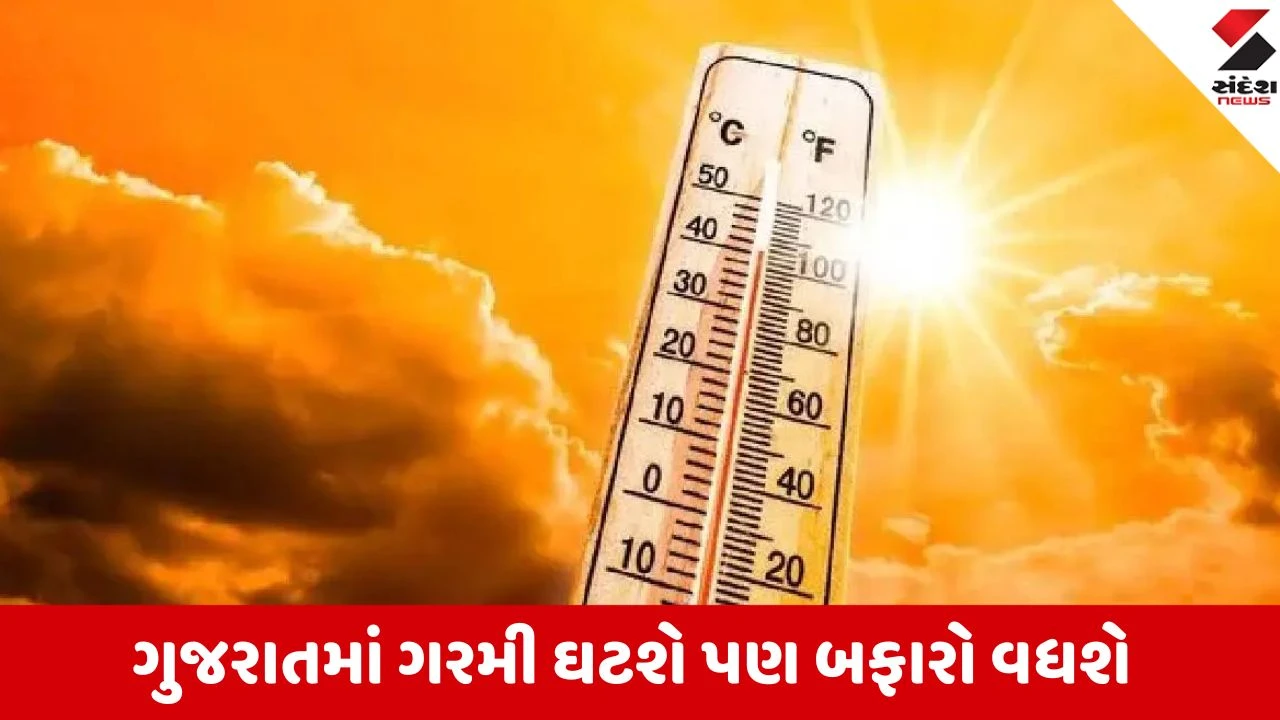 Ahmedabad: આજે ગરમીમાં 1 થી 2 ડિગ્રીનો ઘટાડો થશે, ઉકળાટ આપશે અગનગોળા જેવા અહેસાસ