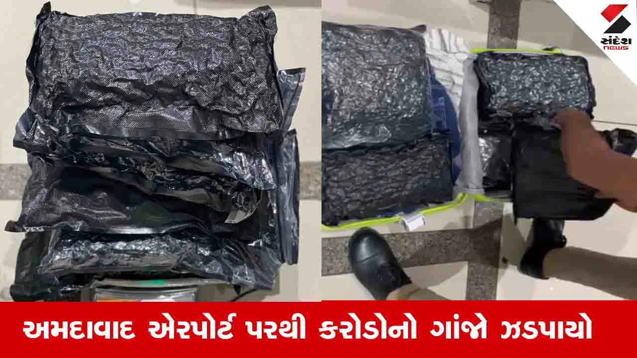 Ahmedabad News: છત્તીસગઢના યુવકે જીવનની પ્રથમ વિદેશ ટ્રીપ મારી અને ગાંજાના નેટવર્કમાં ઝડપાયો