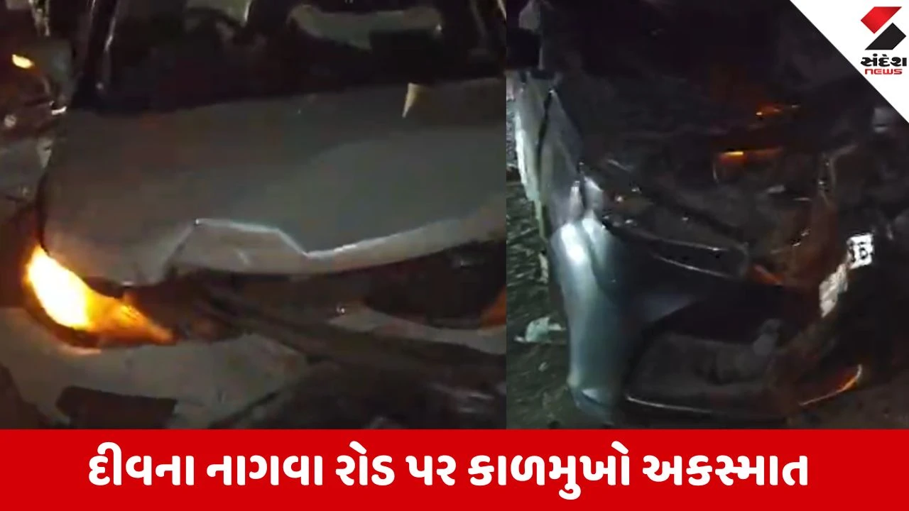 દીવમાં ભયાનક અકસ્માત: પિતા-પુત્રના મોત, 2 ગંભીર ઇજાગ્રસ્ત.