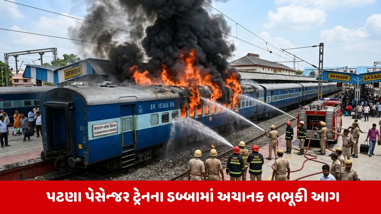 બિહાર: સાસારામ-પટણા ટ્રેનમાં આગ, જાનહાનિ નહીં
