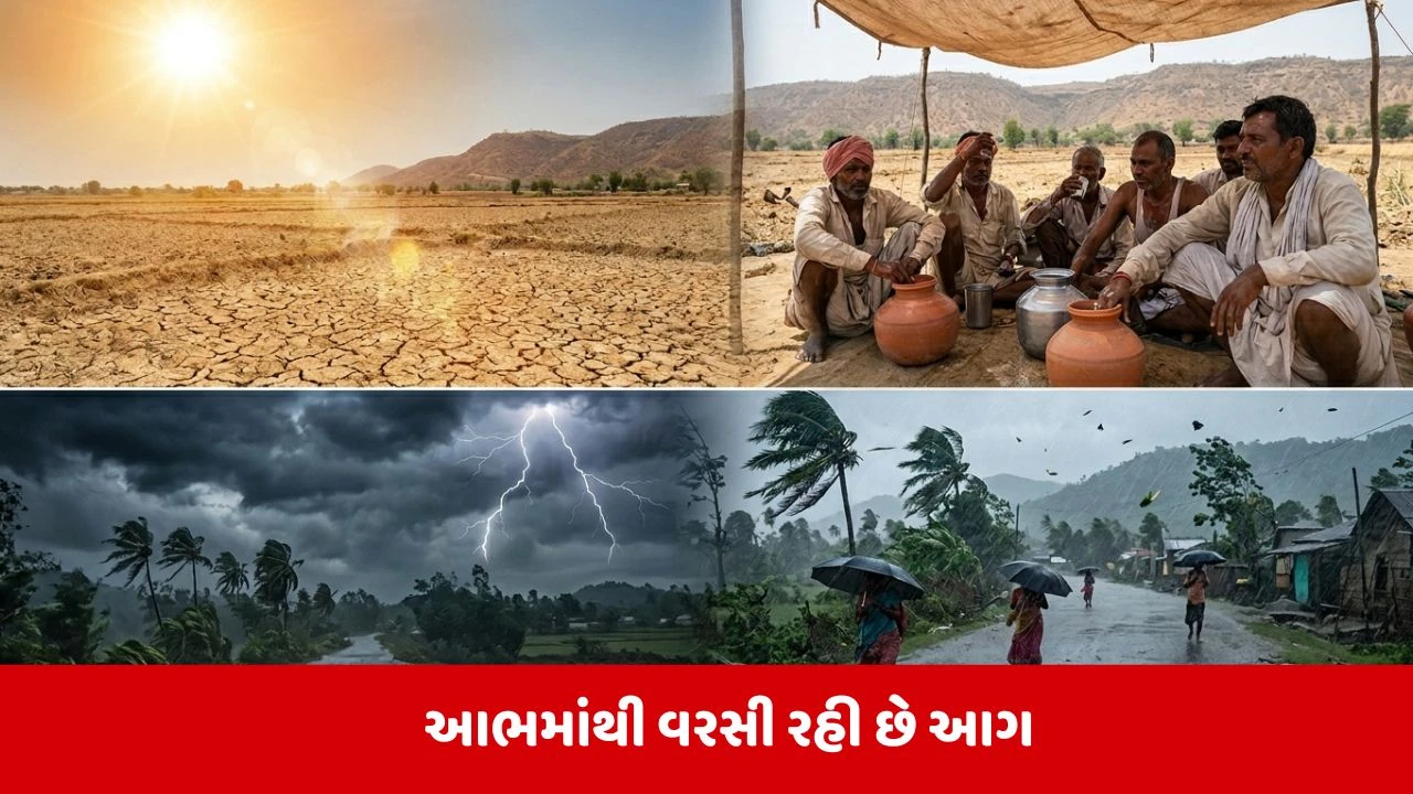 ગરમી અને વાવાઝોડાની બેવડી ચેતવણી