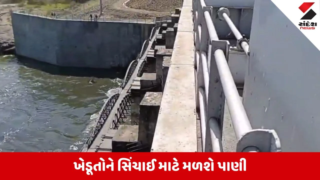 Jamnagar News: આગોતરા વાવેતર માટે ધ્રોલ ઉંડ-1 ડેમના 6 દરવાજા ખોલાયા