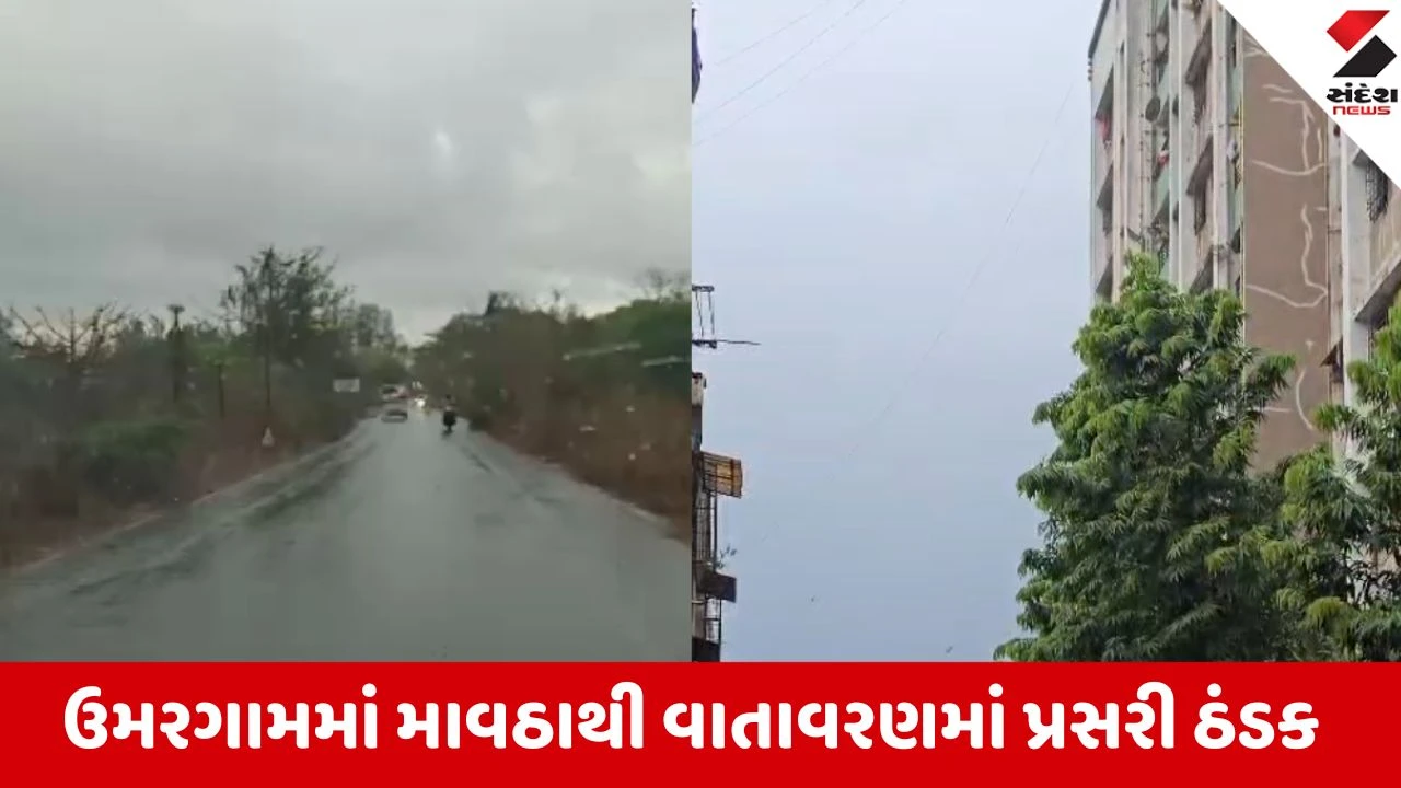 Valsad: ઉમરગામ પંથકમાં કમોસમી વરસાદ, ગરમીથી રાહત પણ કેરી પકવતા ખેડૂતો મુશ્કેલીમાં