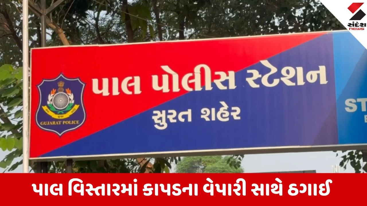 સુરતમાં પાલમાં E-સ્ટેમ્પના નામે કાપડ વેપારી સાથે ₹10.61 લાખની ઠગાઈ.