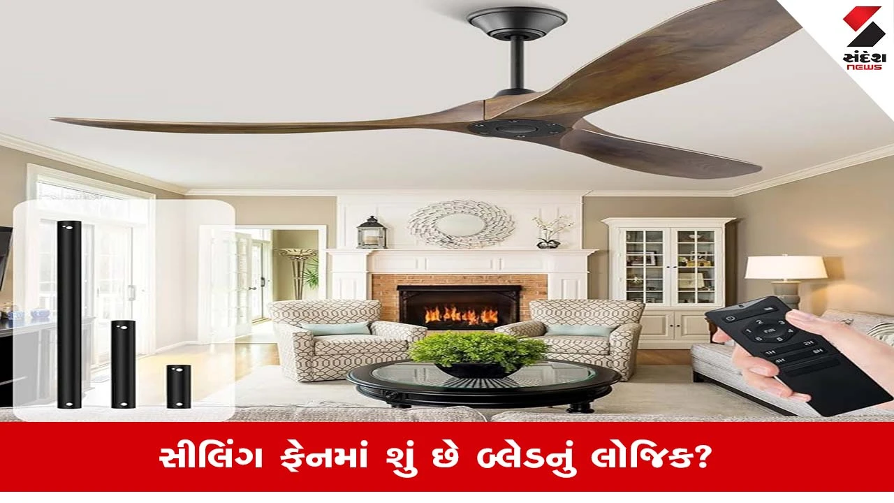 Ceiling Fanમાં કેમ હોય છે માત્ર 3 બ્લેડ? જાણો તેની પાછળનું વૈજ્ઞાનિક કારણ